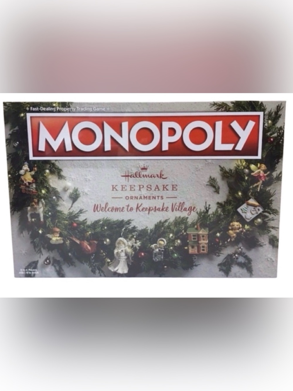 Hallmark Monopoly Keepsake Ornaments Holiday Set - Red and Green